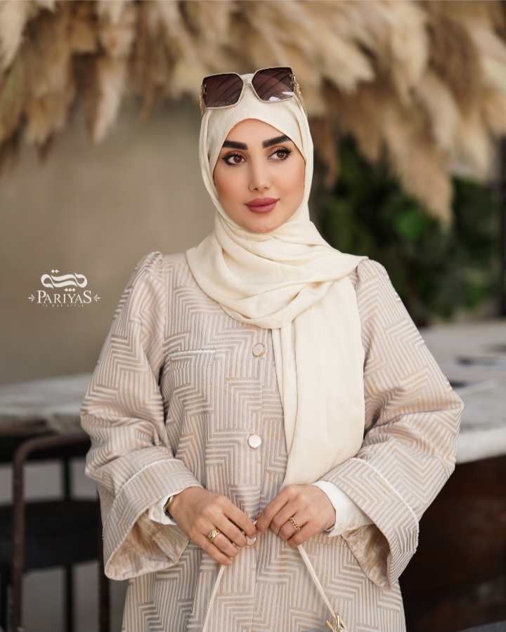 مانتو بلند ژاکارد زنانه