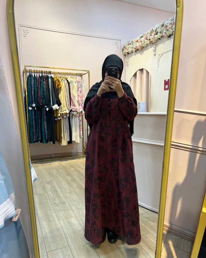 تنپوش زنانه ژاکارد یلدایی یاقوت