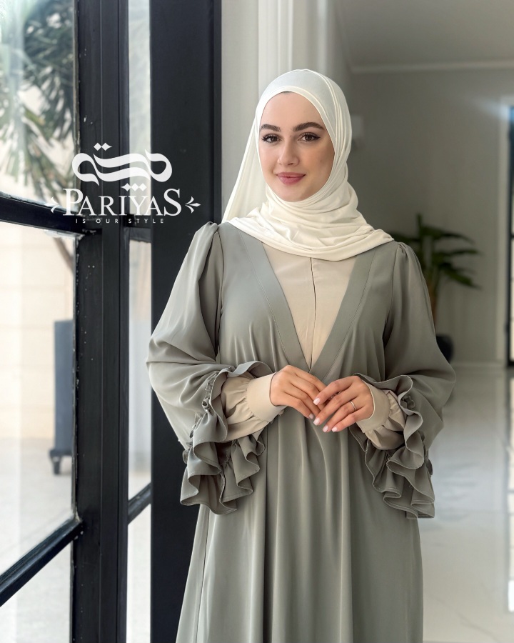 عبا چین دار مجلسی زنانه