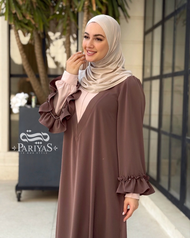 عبا چین دار مجلسی زنانه