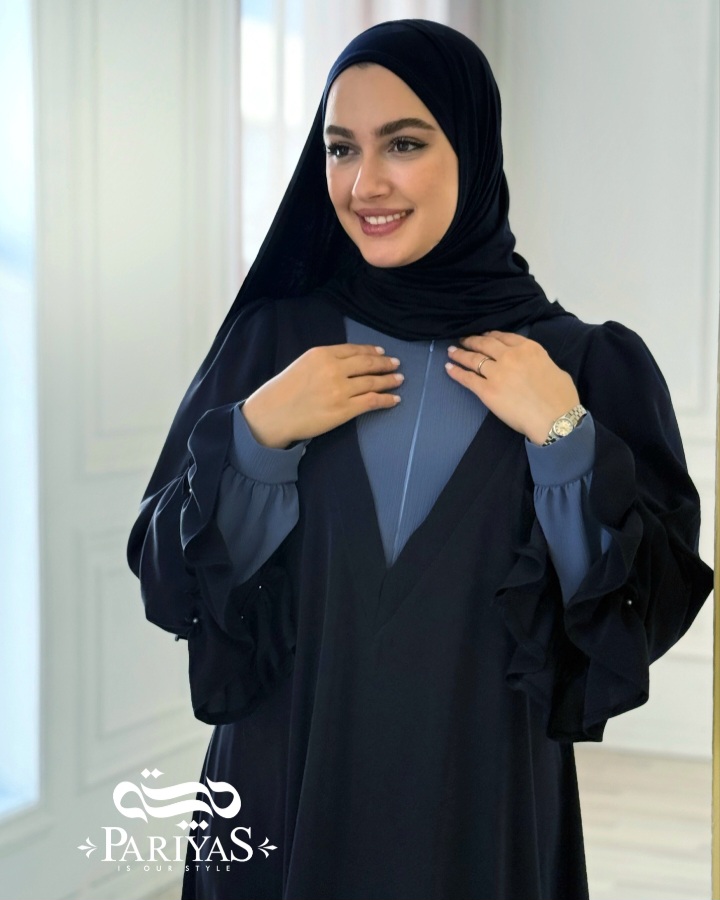 عبا چین دار مجلسی زنانه