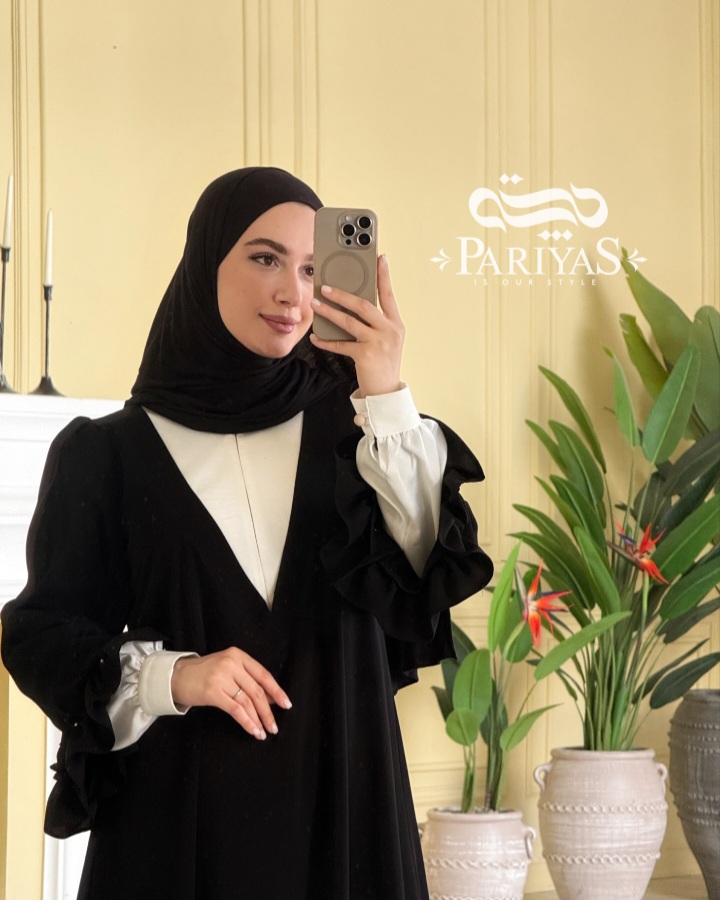 عبا چین دار مجلسی زنانه