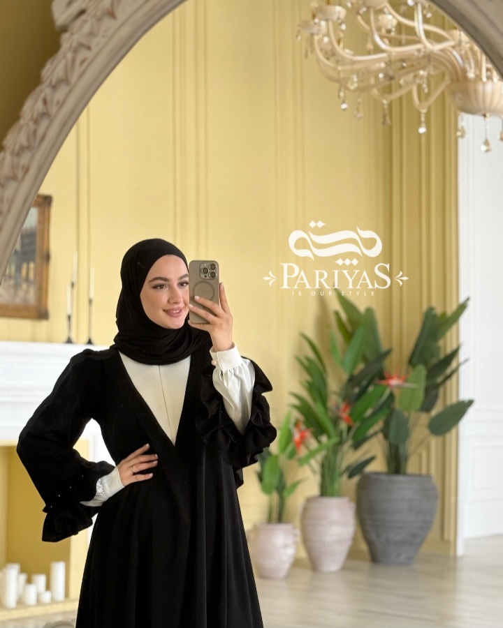 عبا چین دار مجلسی زنانه