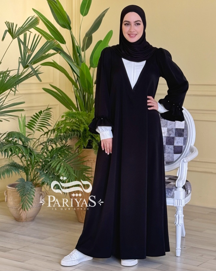 عبا چین دار مجلسی زنانه