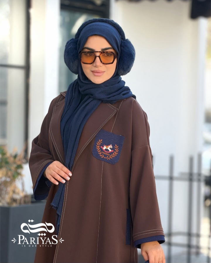 مانتو اسپرت گلدوزی شده هاله