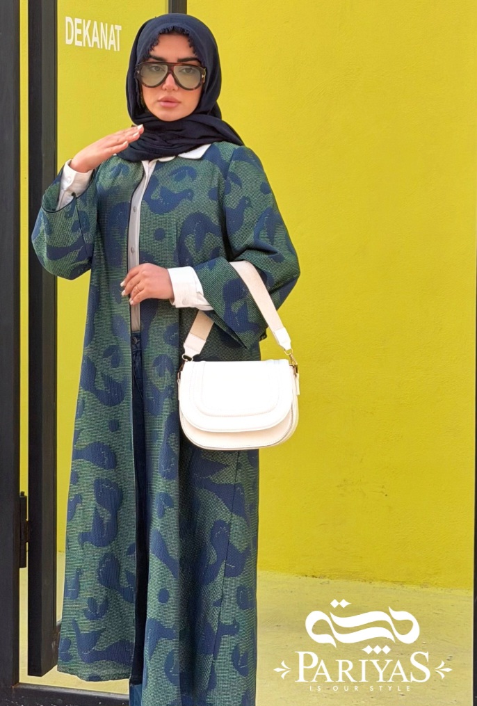 عبا ژاکارد جلوباز مجلسی شاپرک