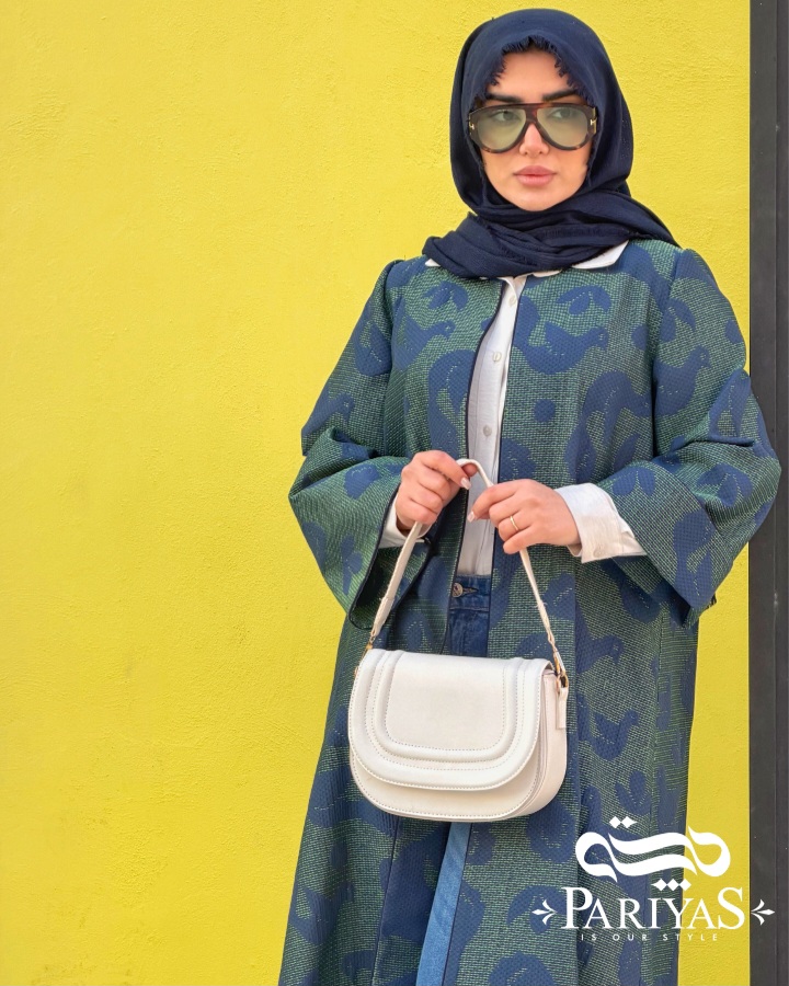 عبا ژاکارد جلوباز مجلسی شاپرک