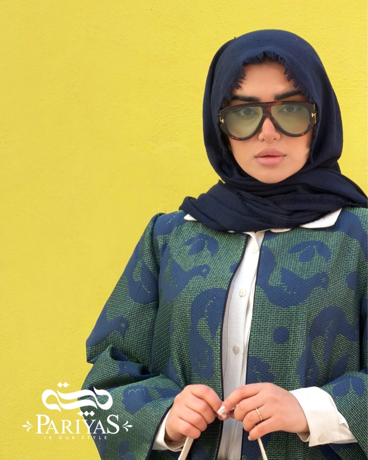 عبا ژاکارد جلوباز مجلسی شاپرک