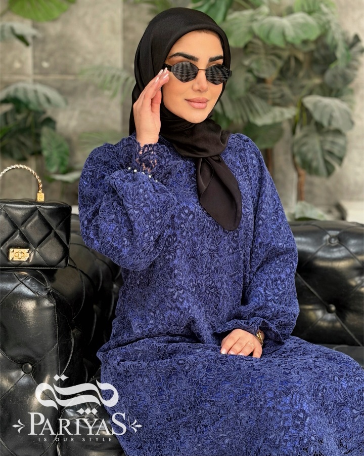 پیراهن گیپور مخمل مجلسی راز