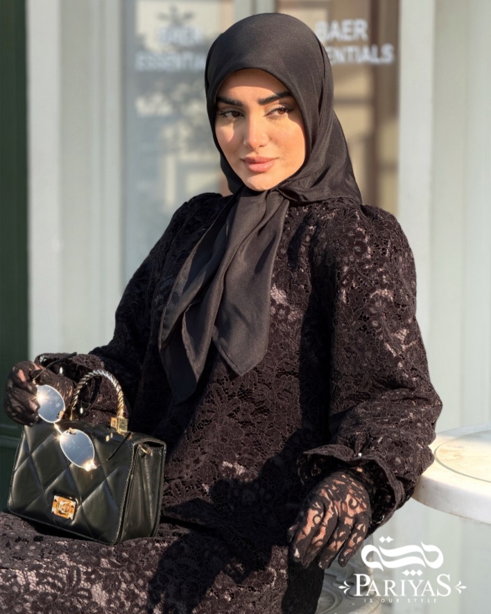 پیراهن گیپور مخمل مجلسی راز