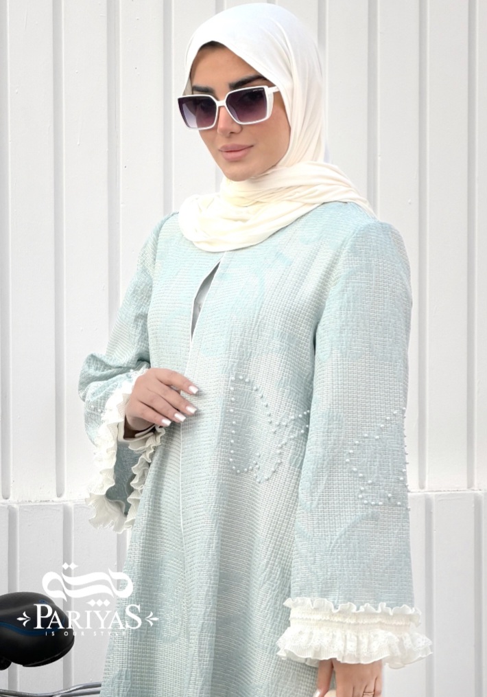 عبا ژاکارد جلوباز مجلسی شاپرک