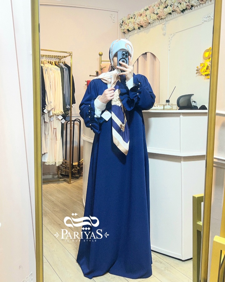 عبا چین دار مجلسی زنانه