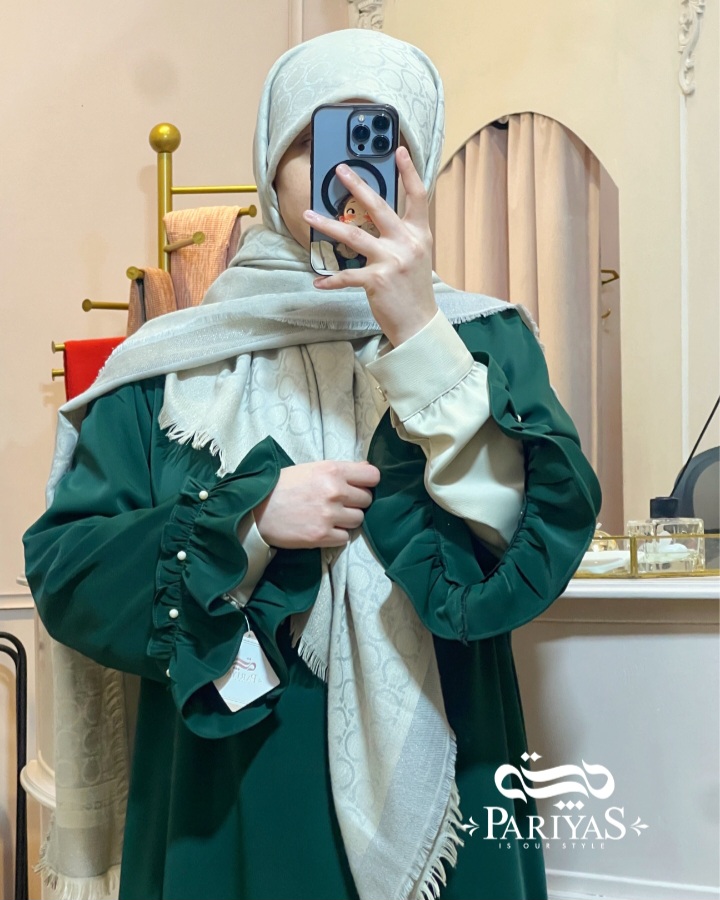 عبا چین دار مجلسی زنانه