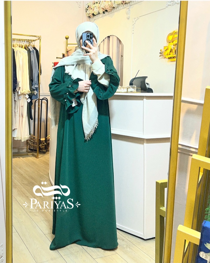 عبا چین دار مجلسی زنانه