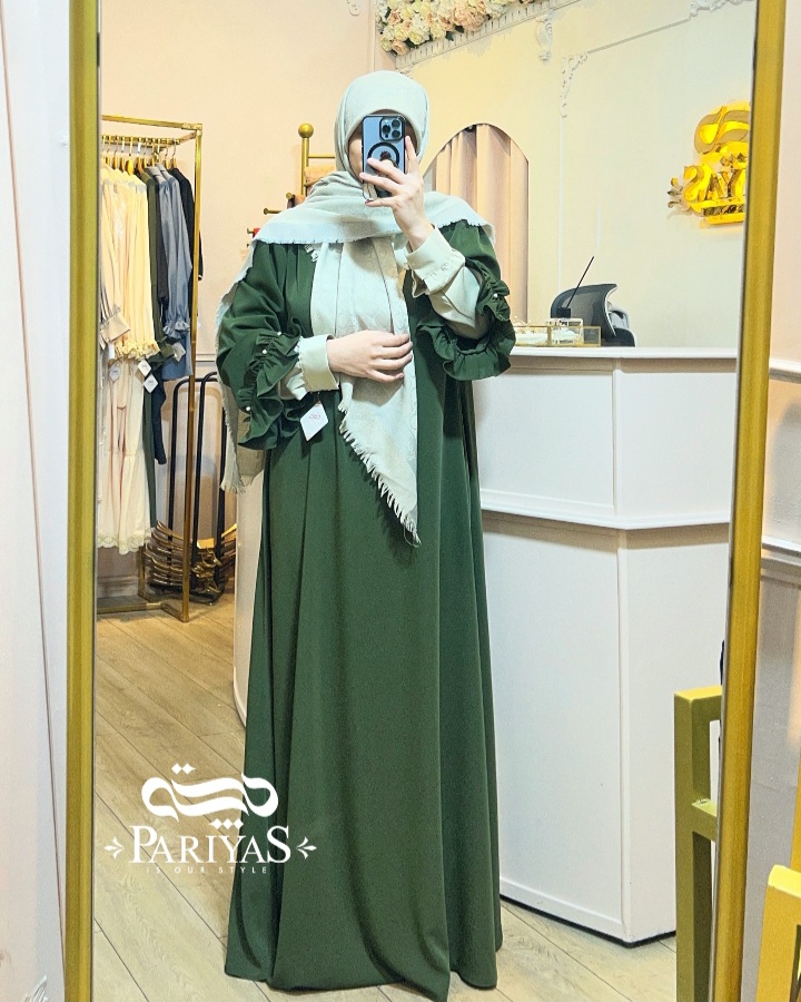 عبا چین دار مجلسی زنانه