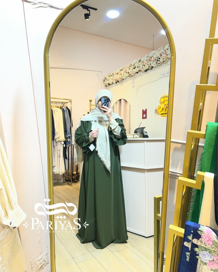 عبا چین دار مجلسی زنانه