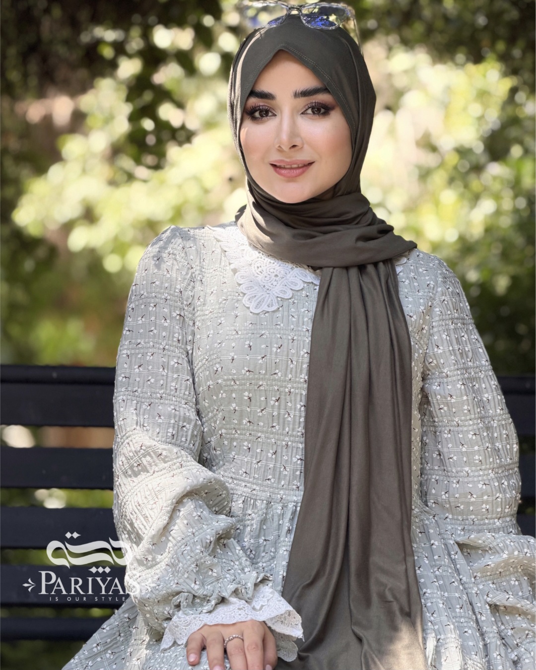 پیراهن تابستانی نخی گلاب