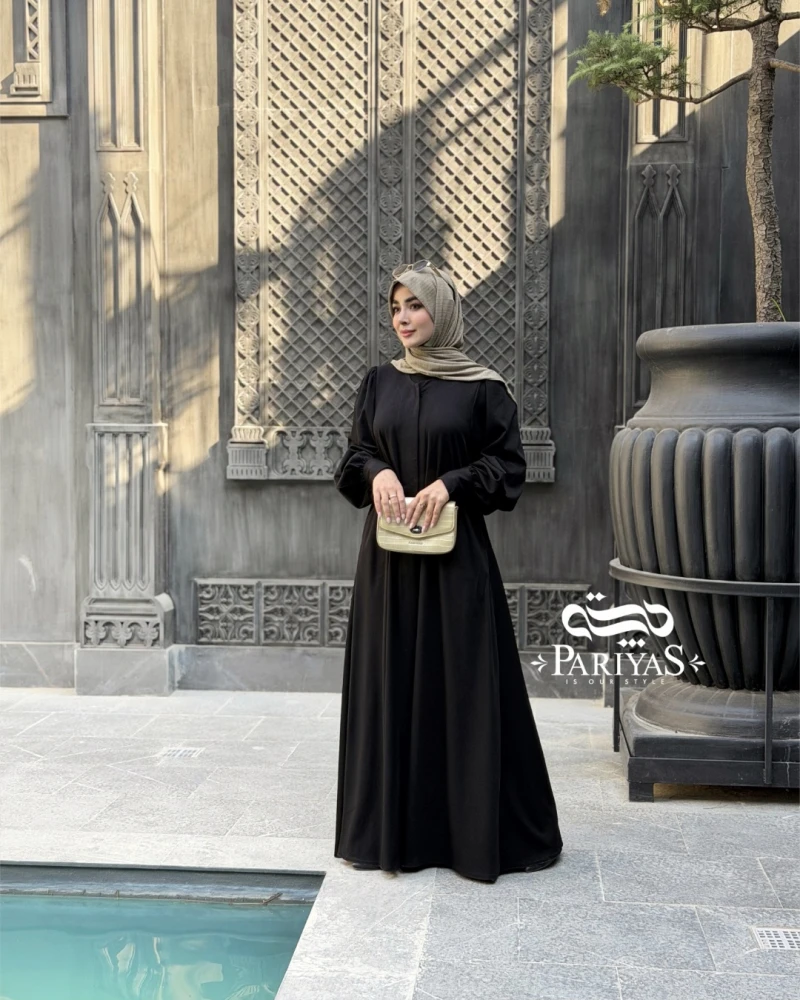 عبا نخی بلند جلو بسته نورا